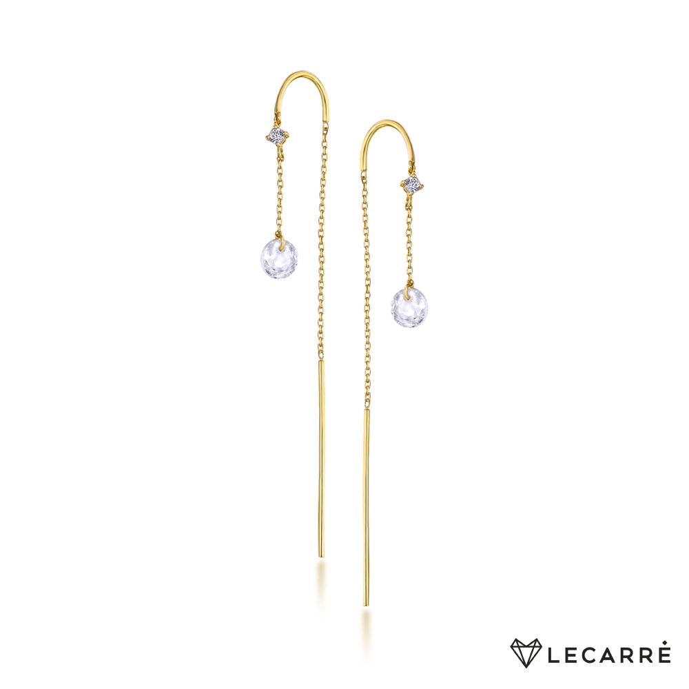 Lecarre 18 ct Gold Pend. O.A. And Topacios. GB057OA.00 Highcove