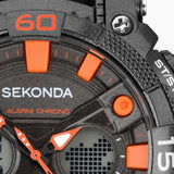 Sekonda Digital Men's Watch | Black Case & Plastic Strap with Black Dial | 1037