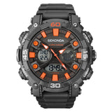 Sekonda Digital Men's Watch | Black Case & Plastic Strap with Black Dial | 1037