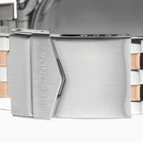 Sekonda Sports Chronograph Mens Watch | Two Tone Case & Stainless Steel Bracelet With Navy Dial | 1107