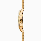 Sekonda King Mens Watch | Gold Case & Stainless Steel Bracelet With Black Dial | 1642