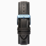 Sekonda Classic Mens Watch | Blue Case & Leather Strap With Blue Dial | 1843