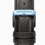Sekonda Classic Mens Watch | Blue Case & Leather Strap With Blue Dial | 1843