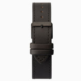 Sekonda Bergen Mens Watch | Black Case & Leather Upper Strap With Grey Dial | 1844