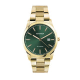 Sekonda Taylor Mens Watch | Gold Case & Stainless Steel Bracelet With Green Dial | 1996