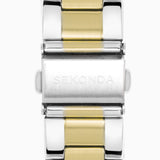 Sekonda Taylor Mens Watch | Two Tone Case & Stainless Steel Bracelet With Champagne Dial | 1997