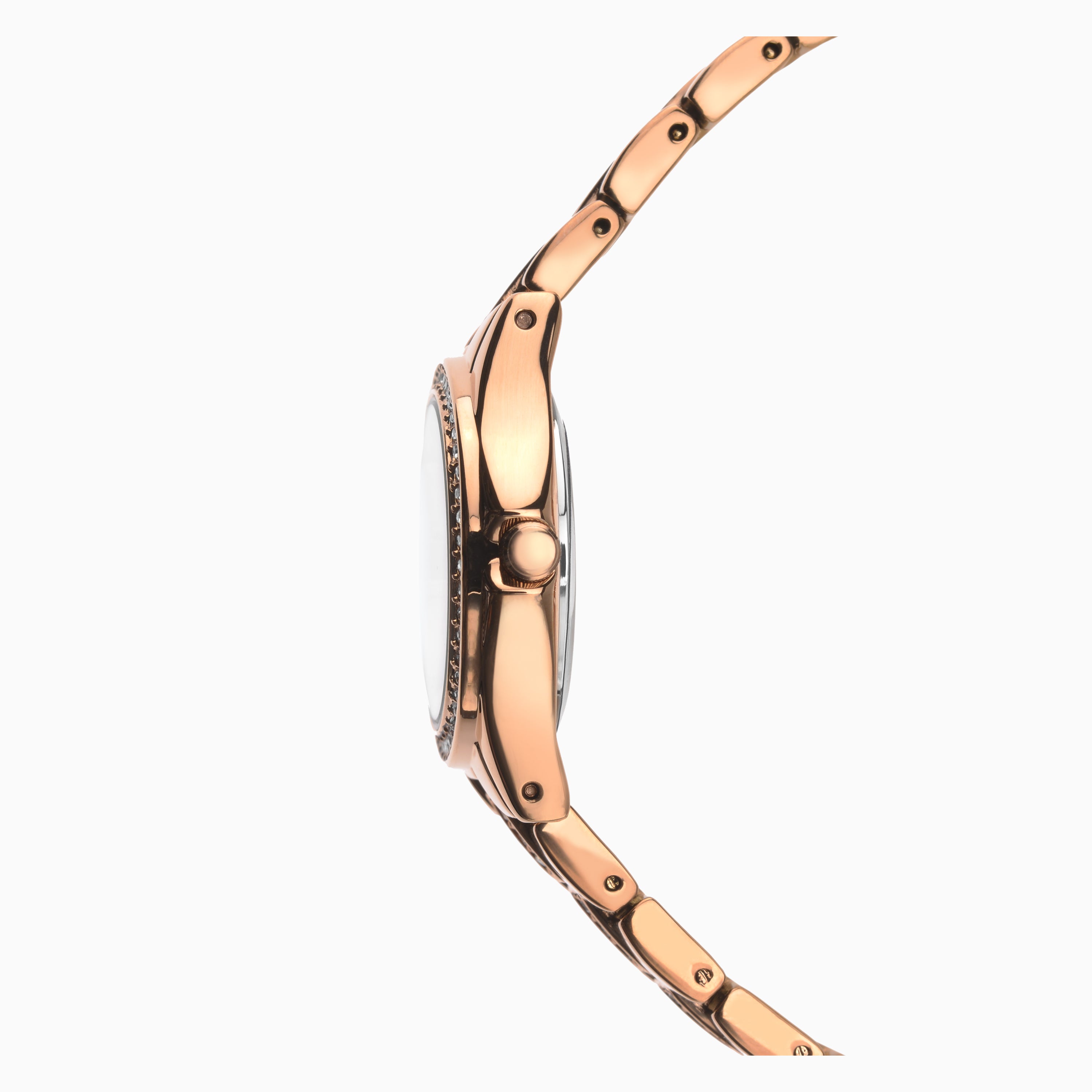 Sekonda Day To Night Ladies Watch | Rose Gold Case & Alloy Bracelet With Rose Dial | 2034