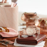 Sekonda Charlotte Ladies Watch | Rose Gold Case & Alloy Bracelet With Rose Gold Dial | 2400