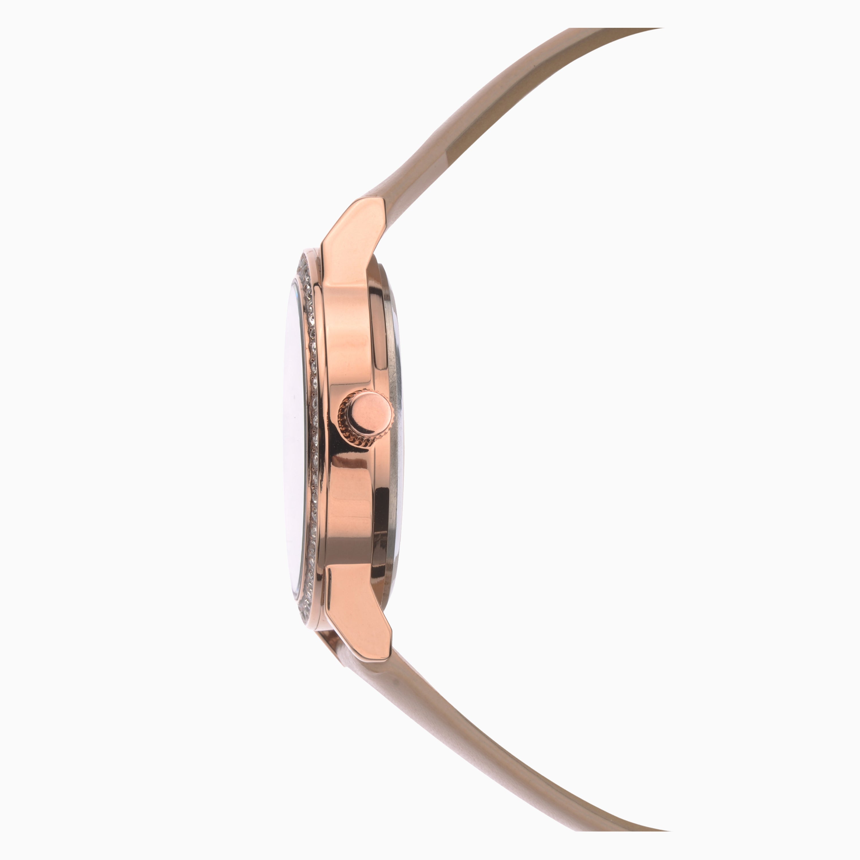 Sekonda Day To Night Ladies Watch | Rose Gold Case & Pu Strap With Rose Dial | 2452