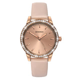 Sekonda Day To Night Ladies Watch | Rose Gold Case & Pu Strap With Rose Dial | 2452