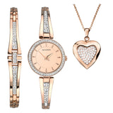 Sekonda Secret Rose Ladies Gift Set | Rose Gold Case & Alloy Bracelet With Rose Gold Dial | 2533G