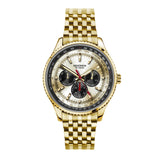 Sekonda Maverick Mens Watch | Gold Case & Stainless Steel Bracelet With Champagne Dial | 30040