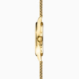 Sekonda Easy Reader Ladies Watch | Gold Alloy Case & Stainless Steel Expander Bracelet With White Dial | 30124