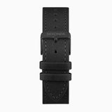 Sekonda Bergen Mens Watch | Black Alloy Case & Black Leather Strap With Black Dial | 30134