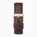 Sekonda Armstrong Moon Phase Menã¢¬¢S Watch | Rose Gold Alloy Case & Brown Leather Strap With Silver Dial | 30148