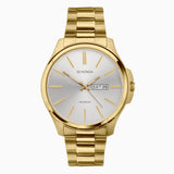 Sekonda Jones mens Watch | Gold Stainless Steel Case & Bracelet | Silver Dial | 30154