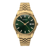 Sekonda King Men’s Watch | Gold Alloy Case & Stainless Steel Bracelet with Green Dial | 30157