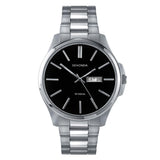 Sekonda Classic Mens Watch | Silver Case & Stainless Steel Bracelet With Black Dial | 3381