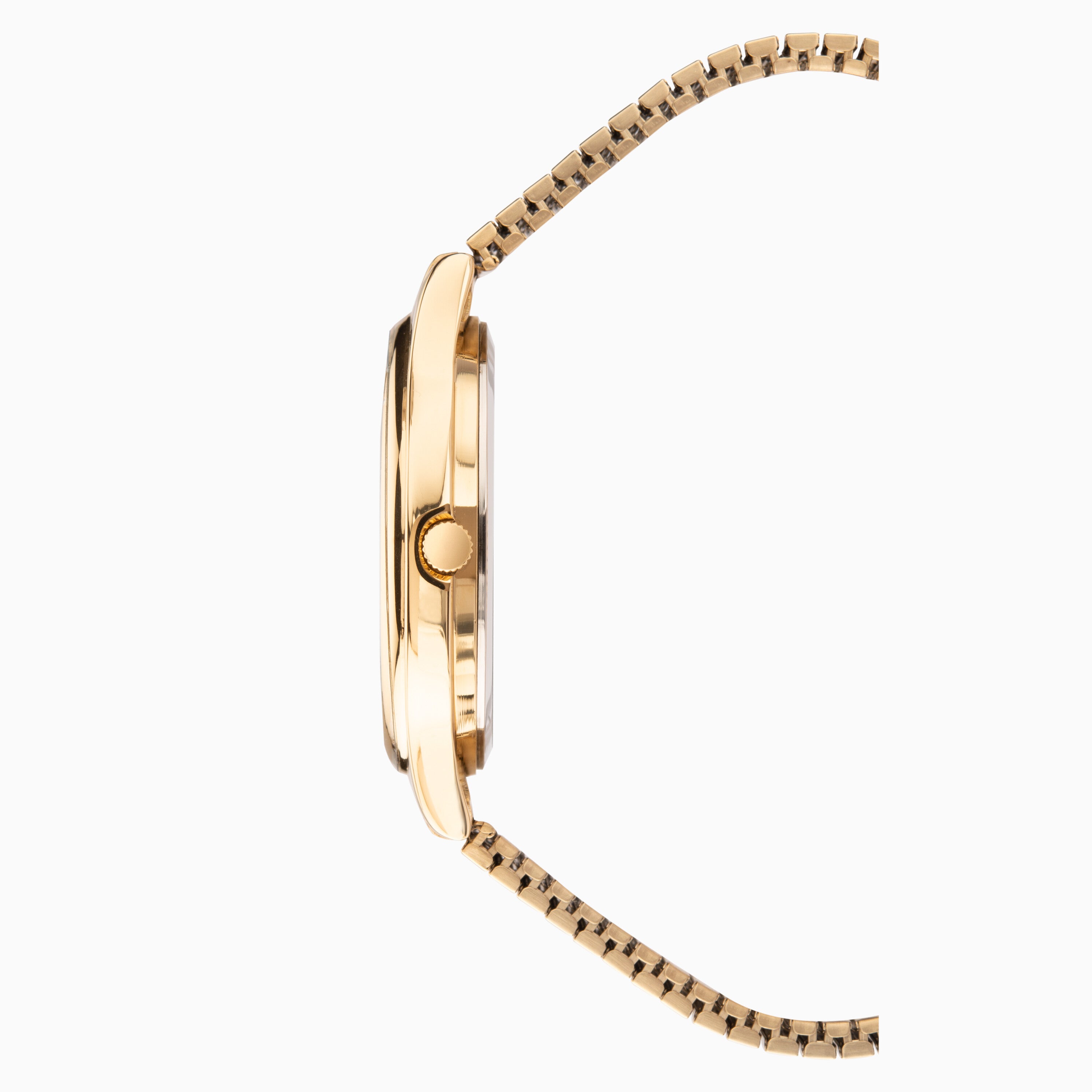 Sekonda Easy Reader Mens Watch | Gold Case & Stainless Steel Bracelet With White Dial | 3752