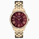 Sekonda Charlotte Ladies Watch | Rose Gold Case & Alloy Bracelet With Ruby Dial | 40290