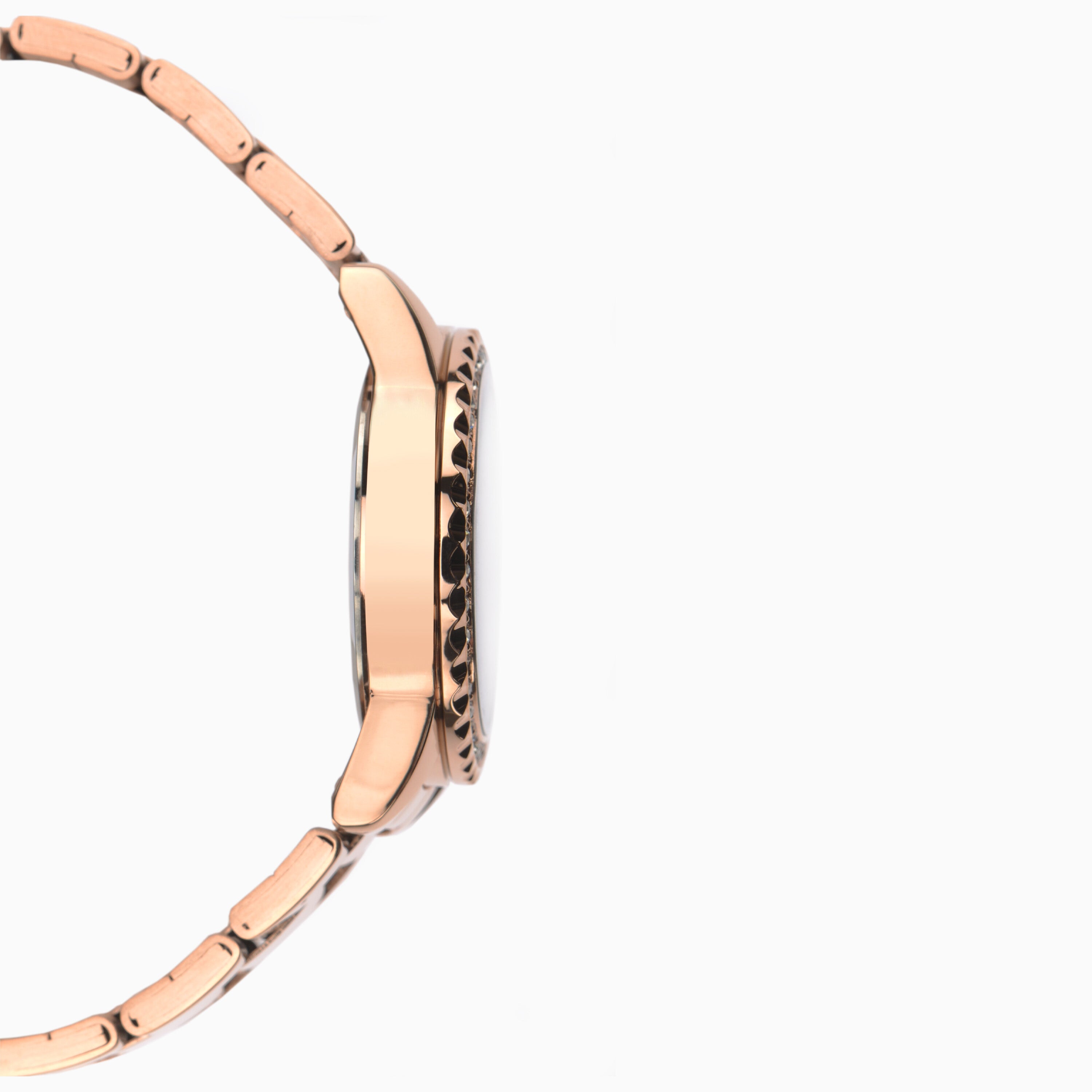 Sekonda Charlotte Ladies Watch | Rose Gold Case & Alloy Bracelet With Ruby Dial | 40290
