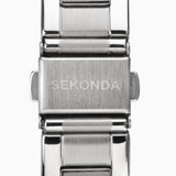 Sekonda Taylor Ladies Watch | Silver Case & Stainless Steel Bracelet With Light Blue Dial | 40404