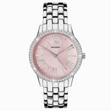 Sekonda Charlotte Ladies Watch | Silver Case & Alloy Bracelet With Pink Dial | 40477