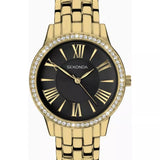 Sekonda Charlotte Ladies Watch | Gold Alloy Case & Bracelet with Black Dial | 40562