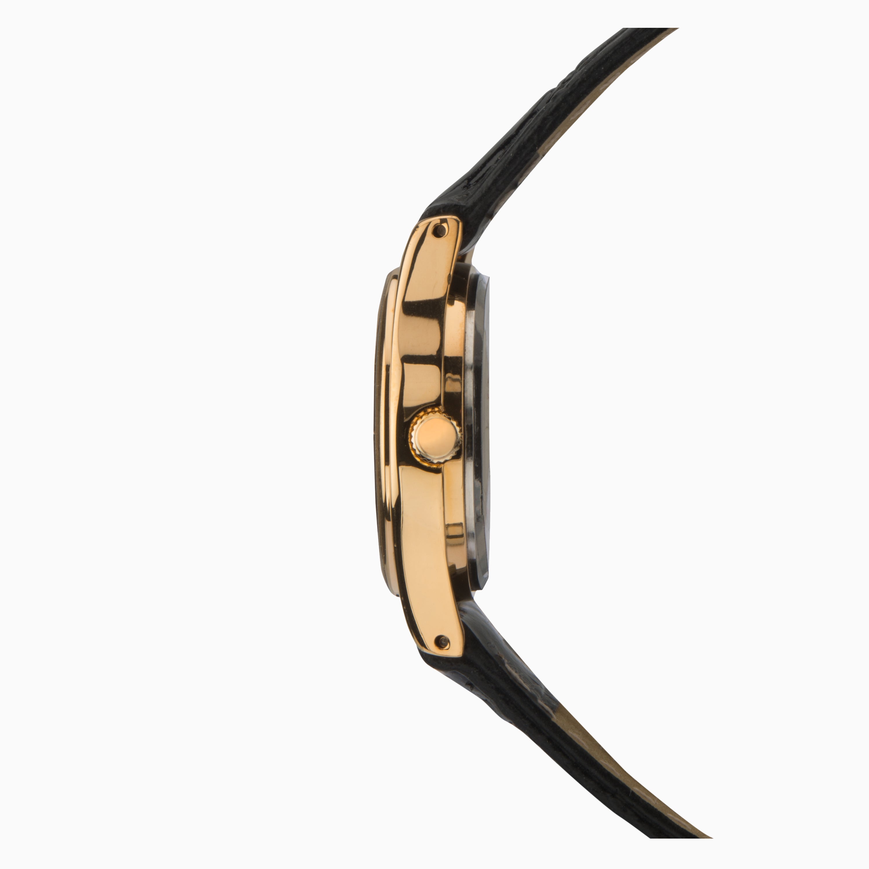 Sekonda Easy Reader Ladies Watch | Gold Case & Leather Upper Strap With White Dial | 4493