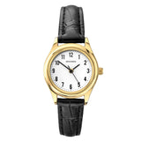 Sekonda Easy Reader Ladies Watch | Gold Case & Leather Upper Strap With White Dial | 4493