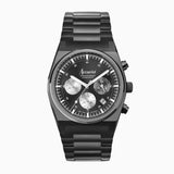 Accurist Origin Men'S Chronograph Watch | Black Case & Stainless Steel Bracelet With Black Dial | 41Mm | 70002