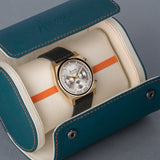 Accurist Origin Men'S Chronograph Watch | Gold Case & Black Leather Strap With Silver Dial | 41Mm | 70005