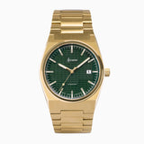 Accurist Origin Men'S Watch | Gold Case & Stainless Steel Bracelet With Fir Green Dial | 41Mm | 70009