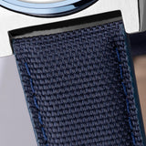 Accurist Origin Men'S Watch | Silver Case & Blue Canvas Strap With White Dial | 41Mm | 70011