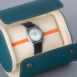 Accurist Origin Ladies Watch | Silver Case & Blue Leather Strap With Blue Dial | 34Mm | 70012