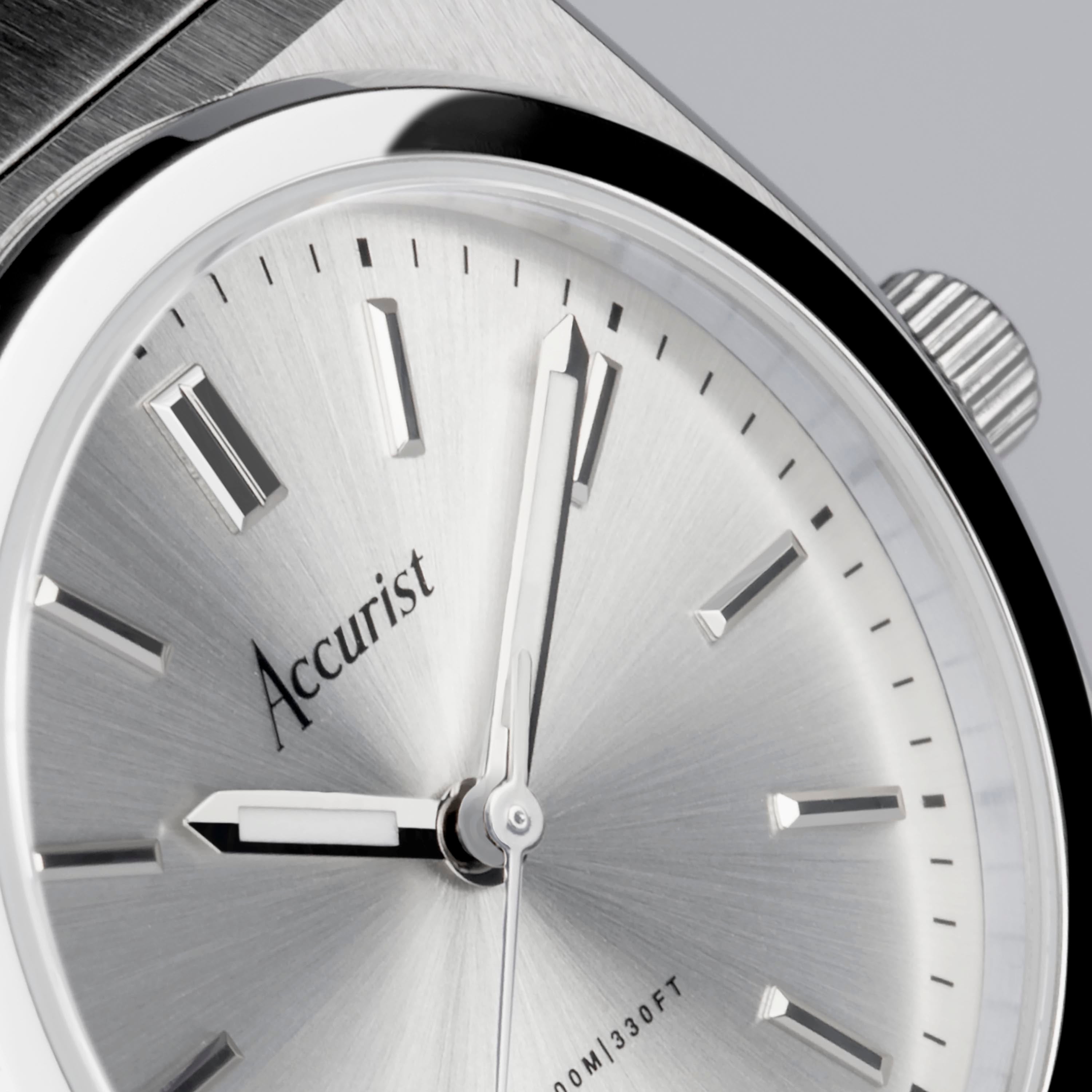 Accurist Origin Ladies Watch | Silver Case & Stainless Steel Bracelet With Silver Dial | 34Mm | 70013