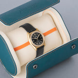 Accurist Origin Ladies Watch | Silver Case & Black Leather Strap With Black Dial | 34Mm | 70014