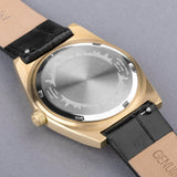 Accurist Origin Ladies Watch | Silver Case & Black Leather Strap With Black Dial | 34Mm | 70014