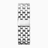 Accurist Rectangle Ladies Watch | Silver Case & Stainless Steel Bracelet With White Dial | 26Mm | 71007