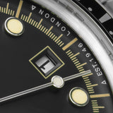 Accurist Dive Men's Chronograph Watch | Silver Case & Stainless Steel Bracelet with Black Dial | 42mm