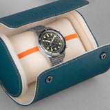 Accurist Dive Men's Chronograph Watch | Silver Case & Stainless Steel Bracelet with Black Dial | 42mm