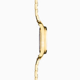 Accurist Everyday Ladies Watch | Gold Case & Stainless Steel Bracelet with White Dial | 30mm