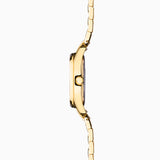 Accurist Everyday Ladies Watch | Gold Case & Stainless Steel Bracelet with White Dial | 30mm