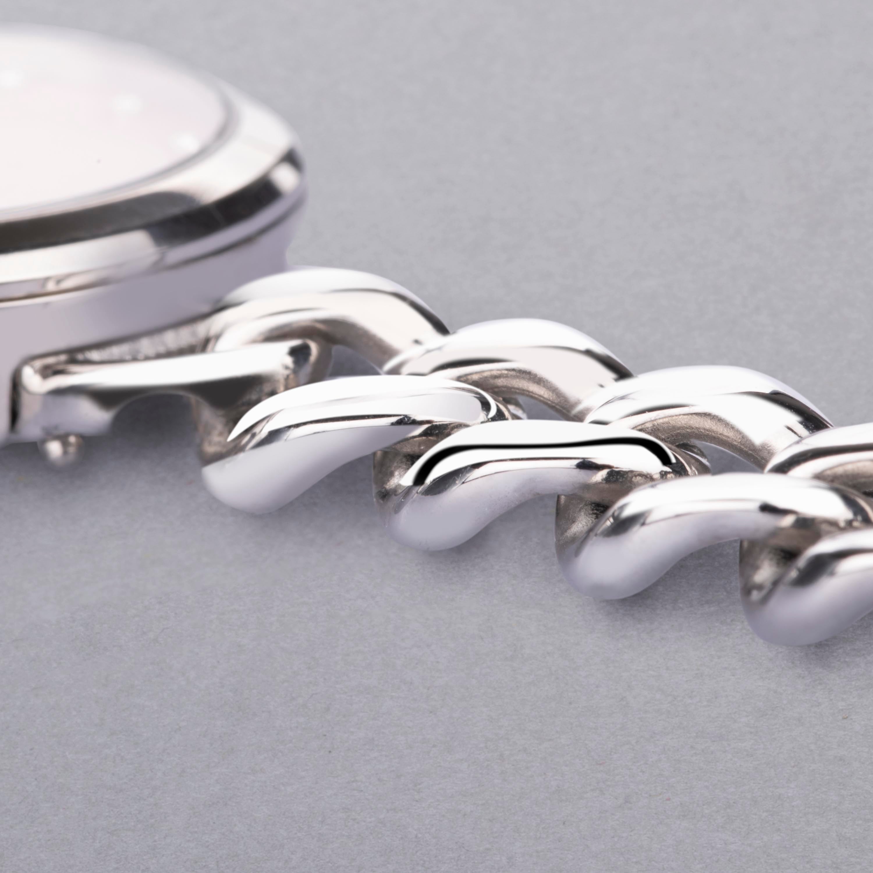 Accurist Jewellery Ladies Watch | Silver Case & Stainless Steel Bracelet With Rose Quartz Dial | 28Mm | 78001