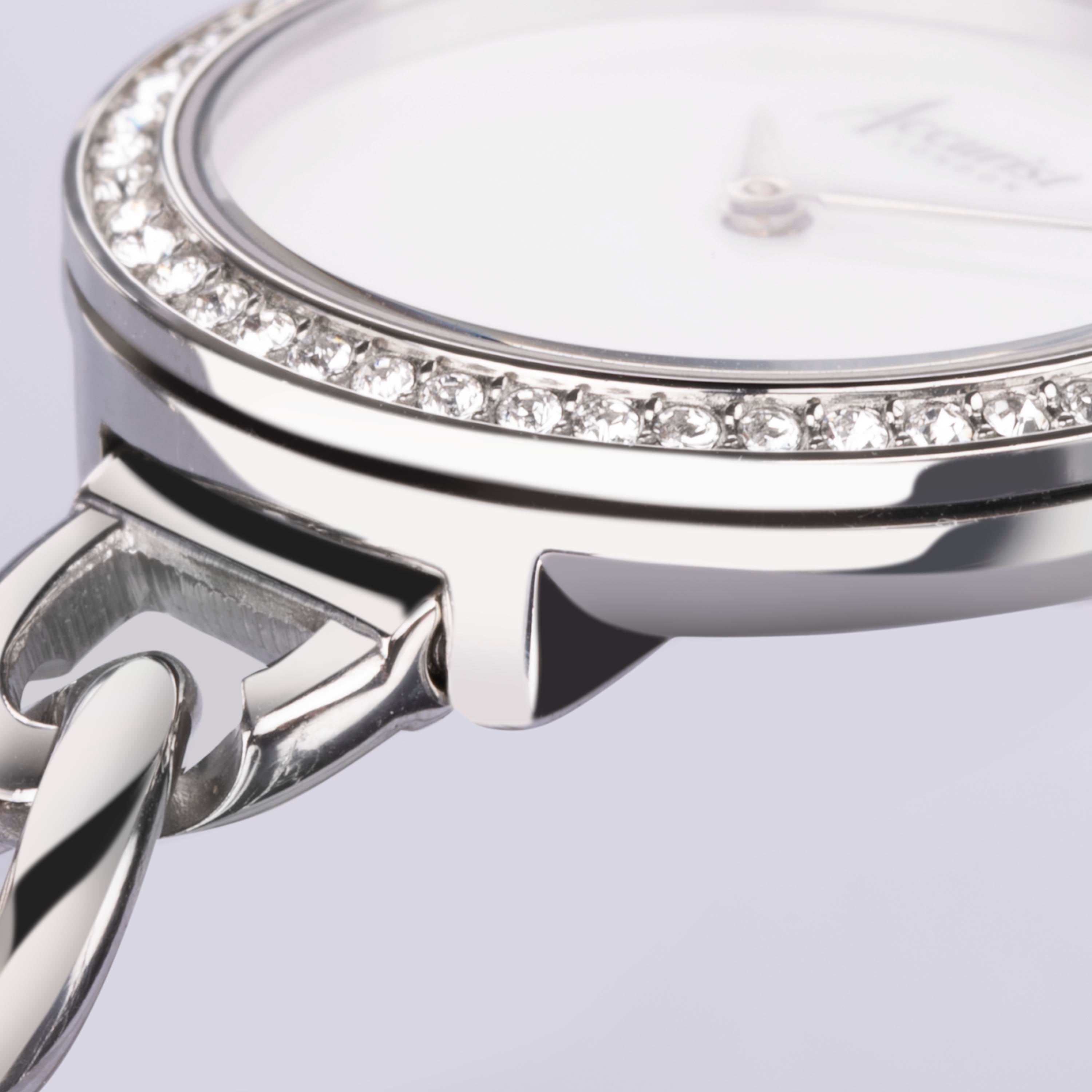 Accurist Jewellery Ladies Watch | Silver Case & Stainless Steel Bracelet With White Dial | 28Mm | 78007