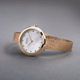 Accurist Jewellery Ladies Watch | Rose Gold Case & Stainless Steel Mesh Bracelet With Mother Of Pearl Dial | 28Mm | 78008
