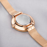 Accurist Jewellery Ladies Watch | Rose Gold Case & Stainless Steel Mesh Bracelet With Mother Of Pearl Dial | 28Mm | 78008