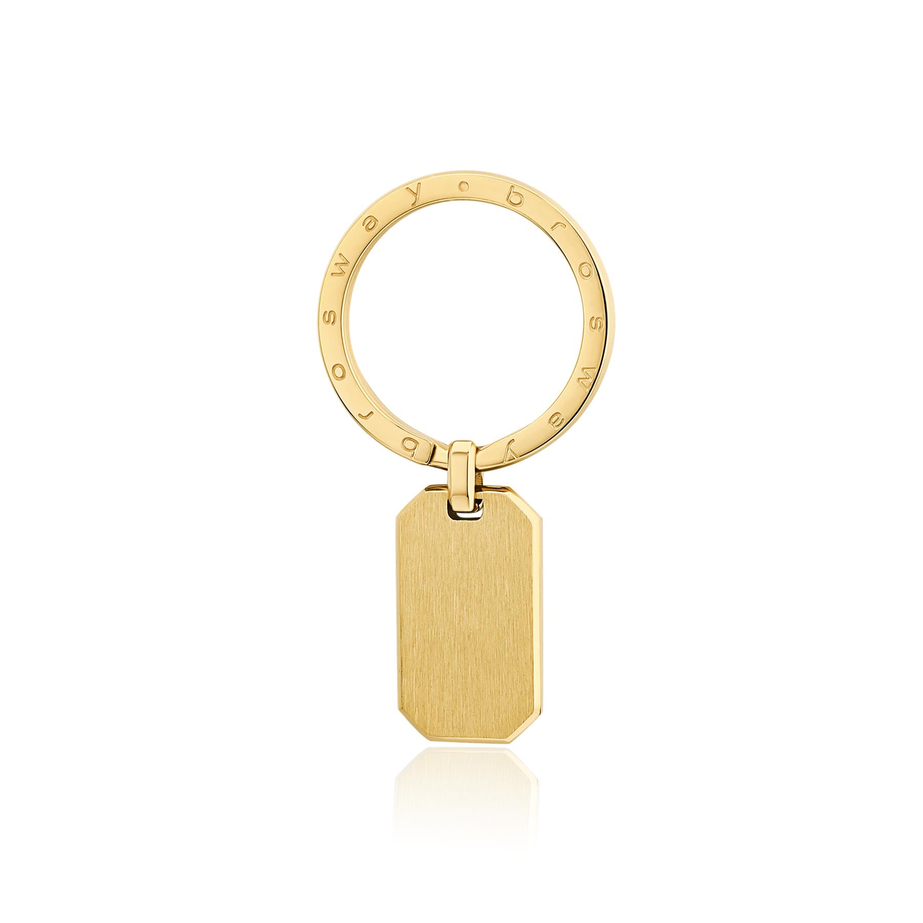 Keychain And 14K Gold Pvd Coating.|Bik109