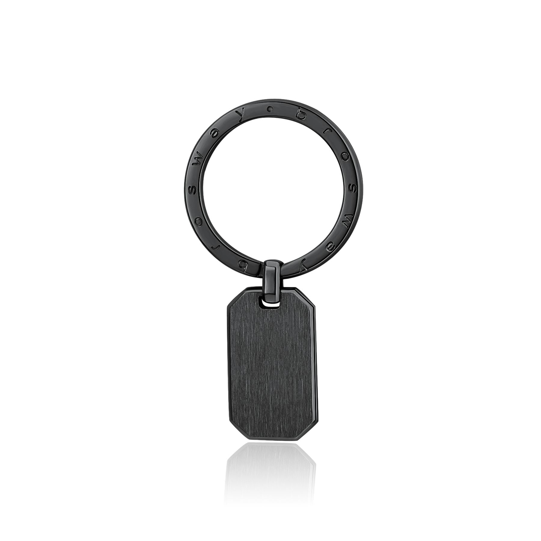 Keychain And Ruthenium Color Pvd Coating.|Bik110