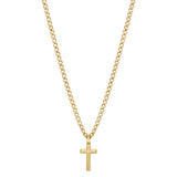 Necklace And Gold Finishes With Cross Shaped Pendant. | Bik30Xl